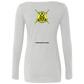 The GHOATS Custom Design. #31 Think Safe. Play Safe. Ladies' Triblend LS Scoop