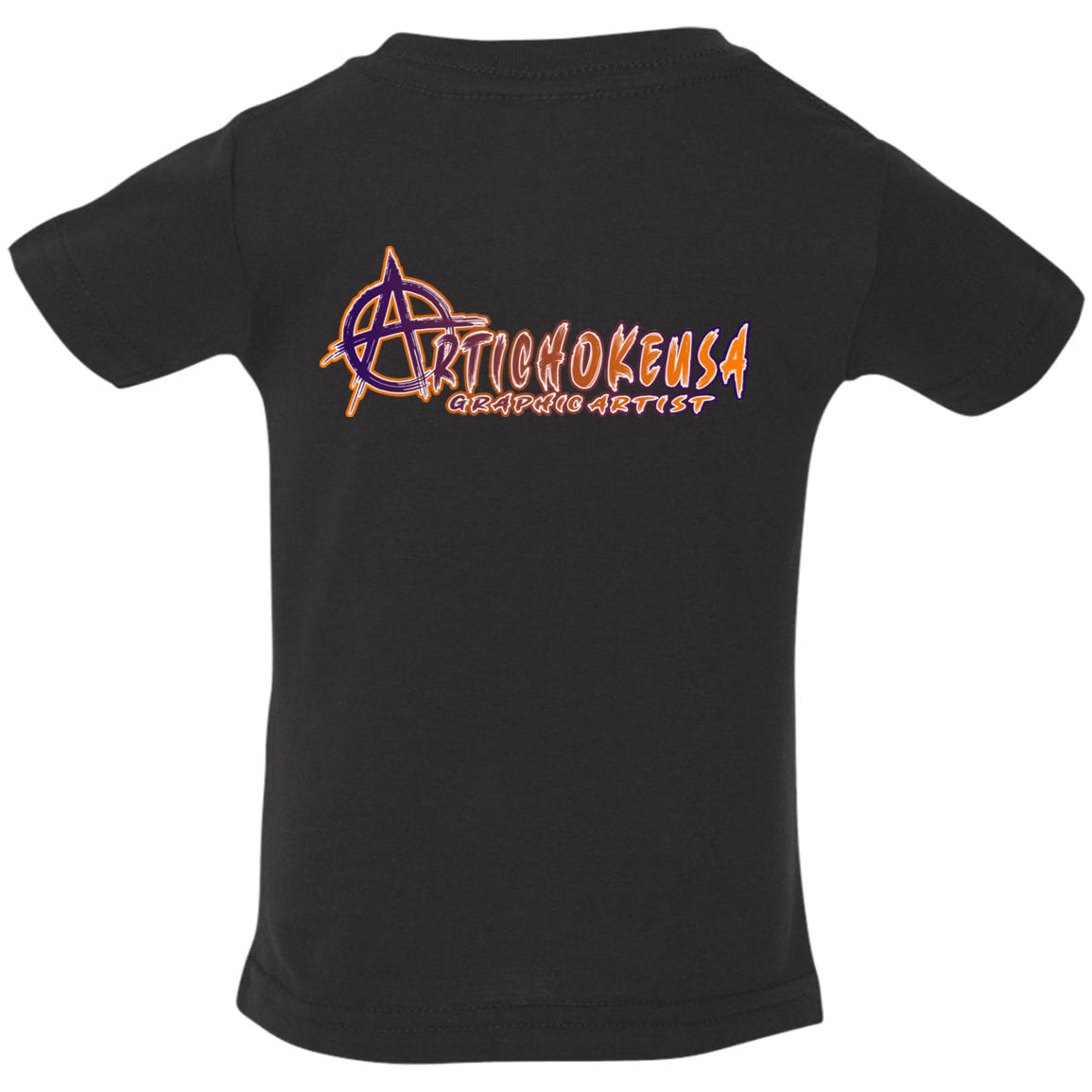 ArtichokeUSA Character and Font design.  Let's Create Your Own Team Design Today. Arthur. Infant Jersey T-Shirt