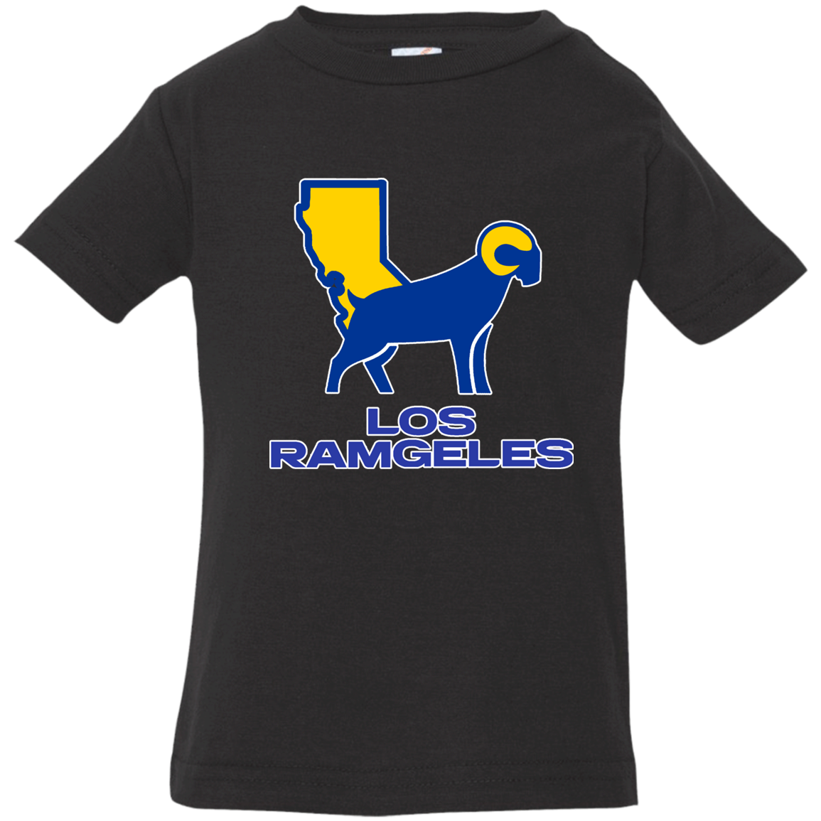 ArtichokeUSA Custom Design. Los Ramgeles. Fan Art. Infant Jersey T-Shirt