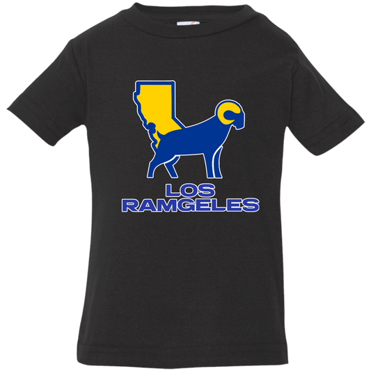 ArtichokeUSA Custom Design. Los Ramgeles. Fan Art. Infant Jersey T-Shirt