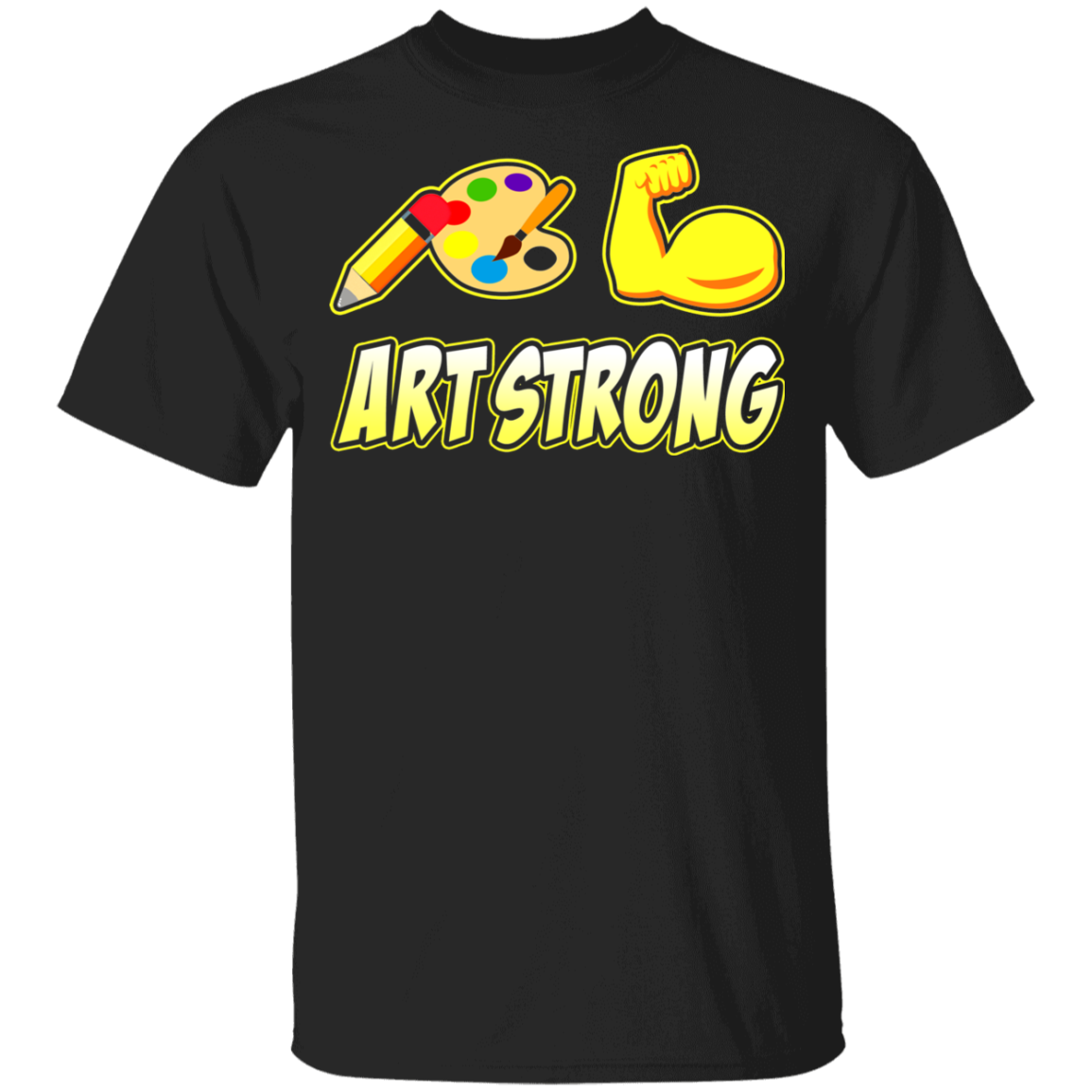 ArtichokeUSA Custom Design. Art Strong. Youth 100% Cotton T-Shirt