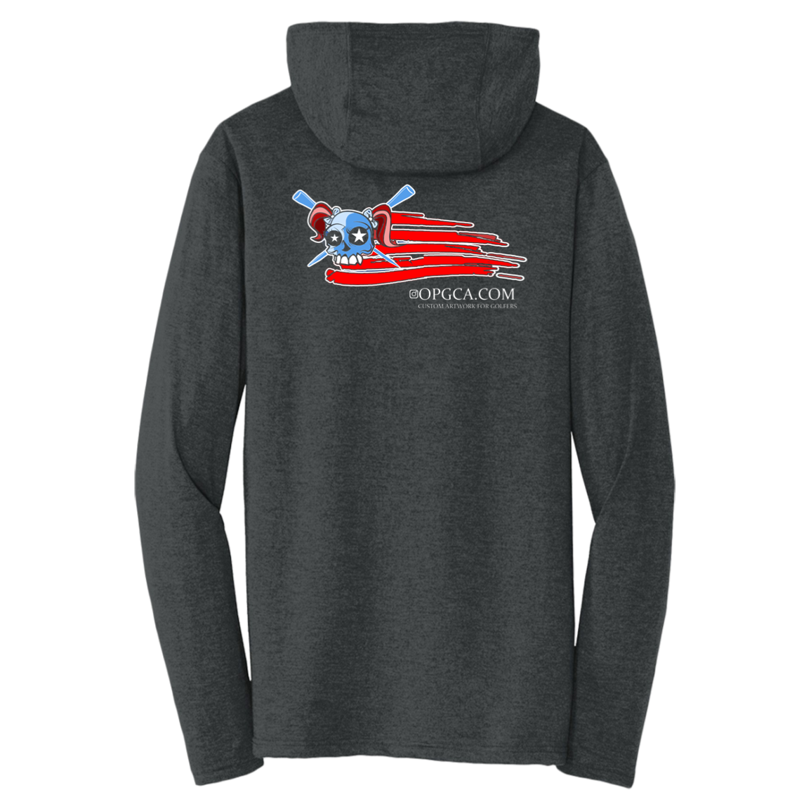 OPG Custom Design #12. American Golfer. Female Edition. Triblend T-Shirt Hoodie