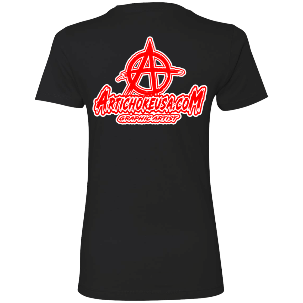 ArtichokeUSA Custom Design. Metallica Style Logo. Let's Make One For Your Project. Ladies' Boyfriend T-Shirt