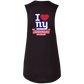ArtichokeUSA Custom Design. I heart New York Giants. NY Giants Football Fan Art. Ladies' Flowy Muscle Tank