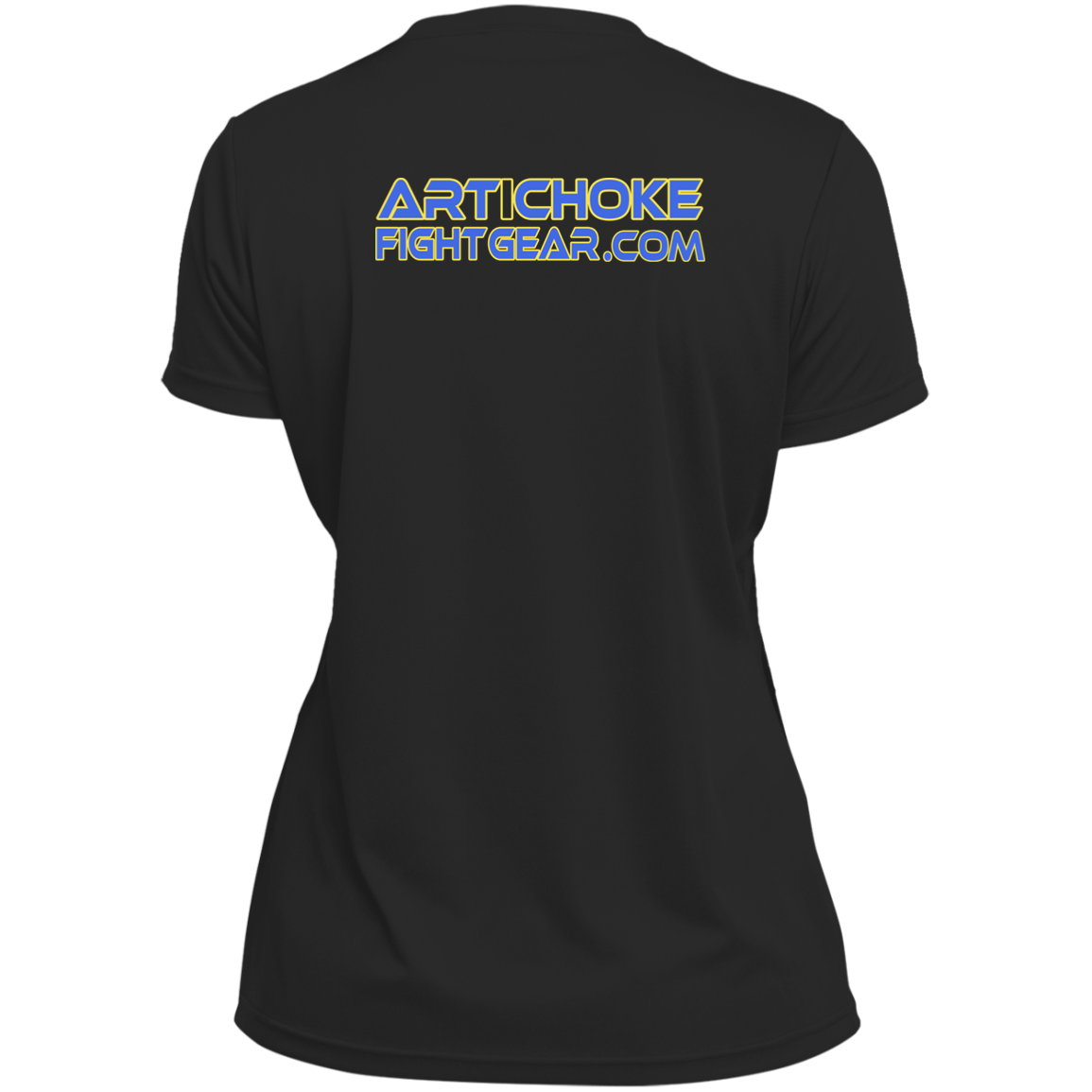 Artichoke Fight Gear Custom Design #13. BJJ, The New National Pastime. Ladies’ Moisture-Wicking V-Neck Tee