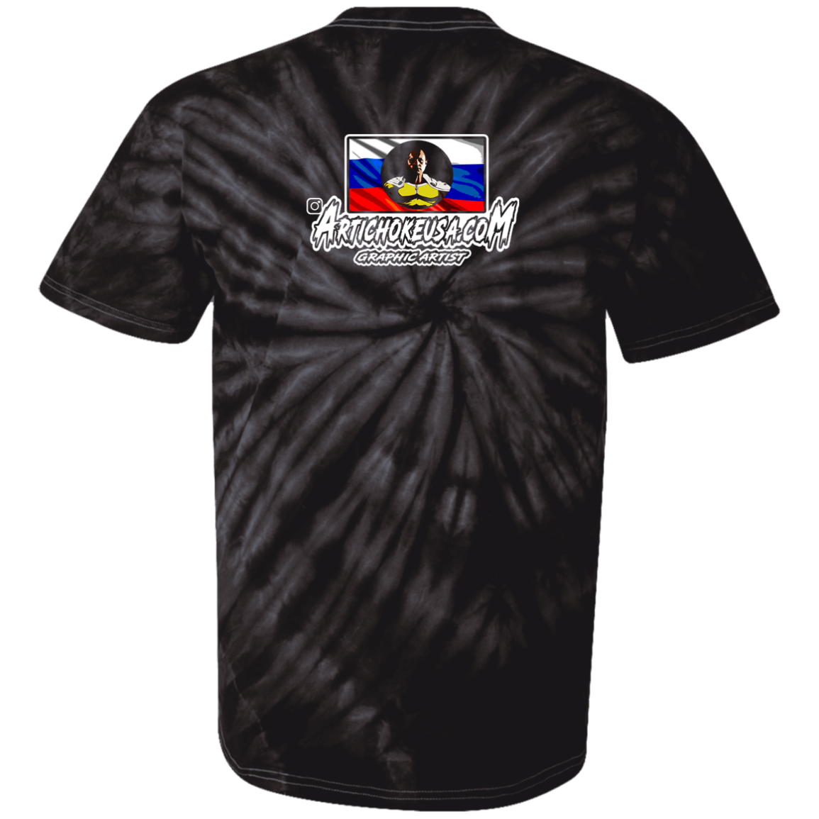 ArtichokeUSA Custom Design. One Punch Fedor. Fedor Emelianenko/One Punch Man Fan Art. 100% Cotton Tie Dye T-Shirt