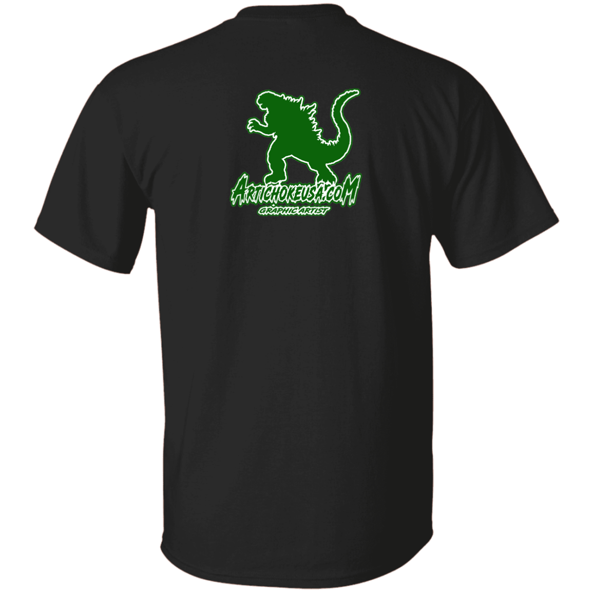 ArtichokeUSA Custom Design. I Heart Kaiju. Fan Art. 100% Cotton T-Shirt