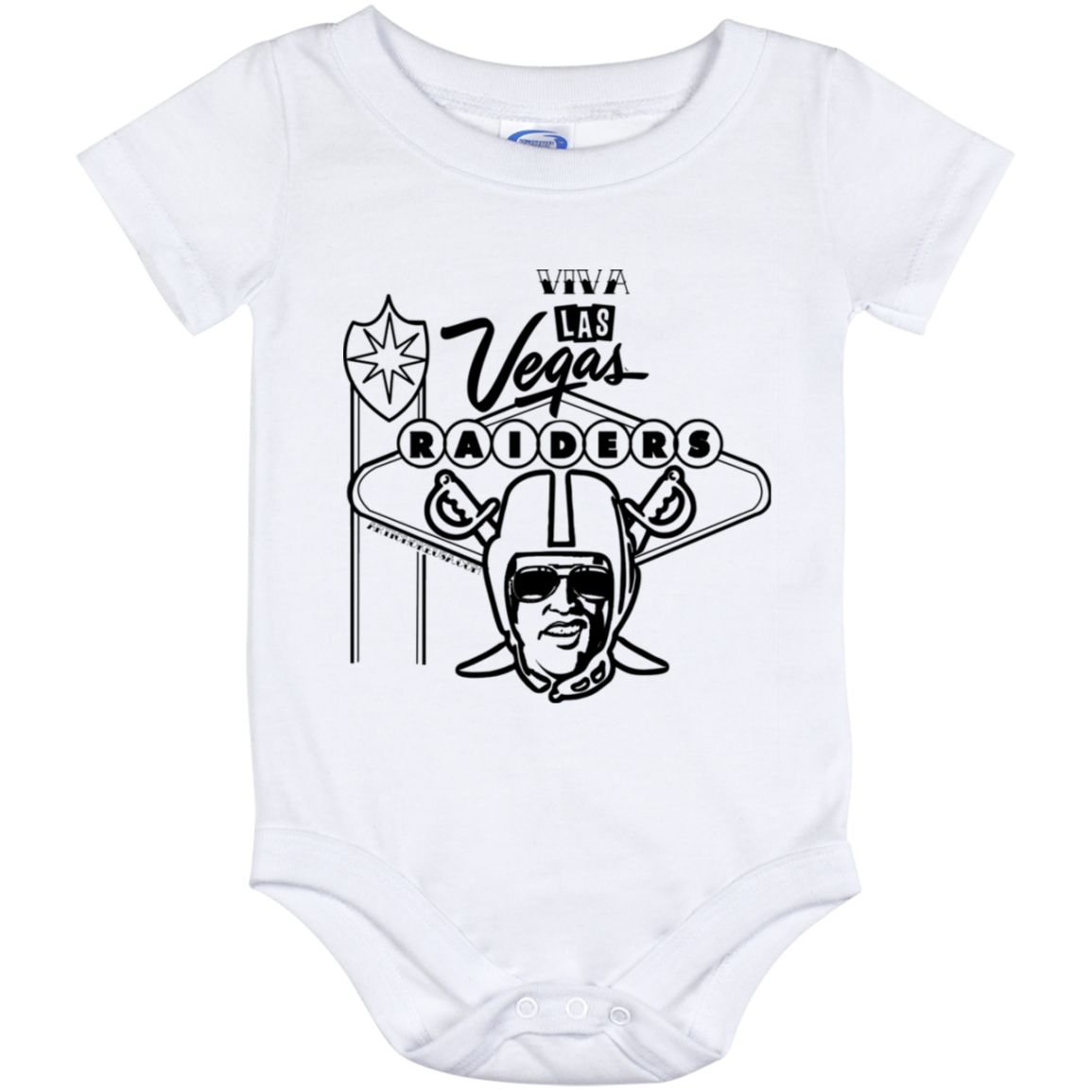ArtichokeUSA Custom Design. Las Vegas Raiders. Las Vegas / Elvis Presley Parody Fan Art. Let's Create Your Own Team Design Today. Baby Onesie 12 Month