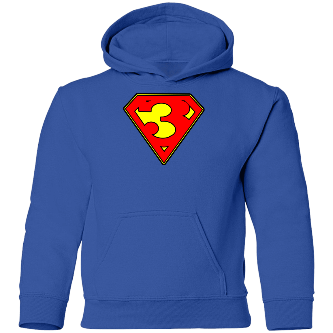 The GHOATS Custom Design. #38 Super 3. APA League. Youth Pullover Hoodie