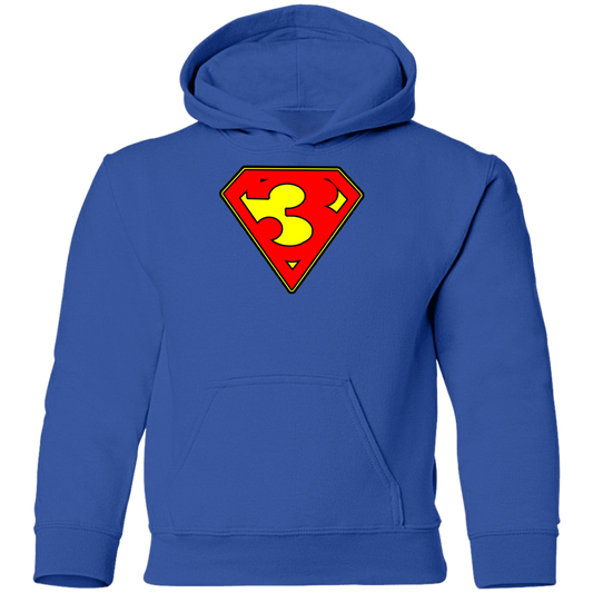 The GHOATS Custom Design. #38 Super 3. APA League. Youth Pullover Hoodie