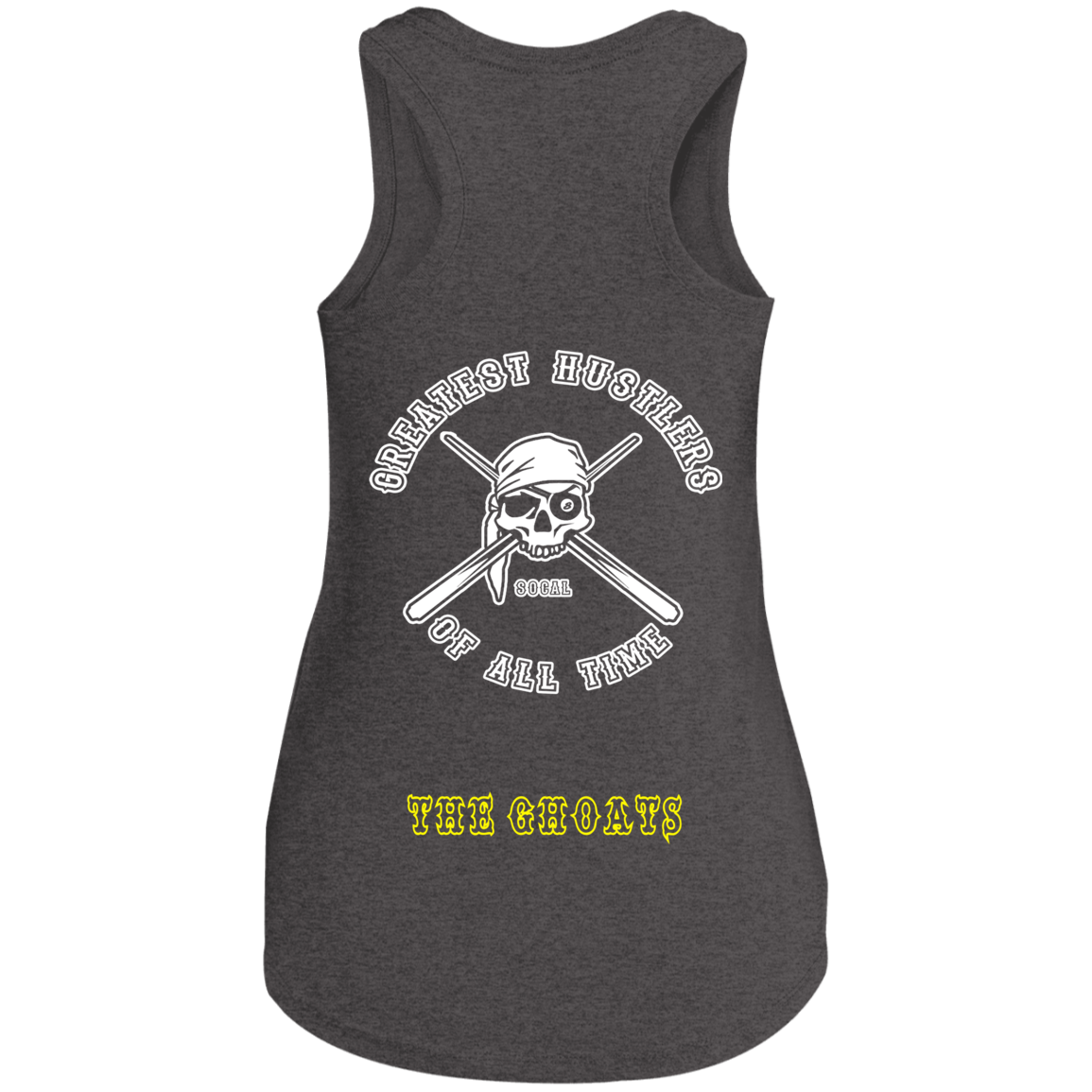 The GHOATS Custom Design. #4 Motorcycle Club Style. Ver 1/2. Ladies' Perfect Tri Racerback Tank