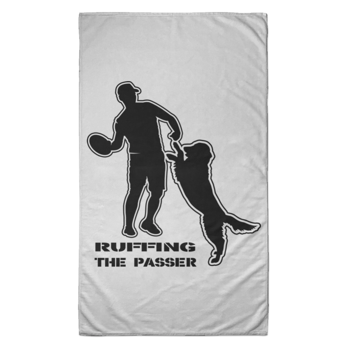 ArtichokeUSA Custom Design. Ruffing the Passer. Golden Lab Edition. Towel - 35x60