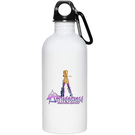 ArtichokeUSA Character and Font design. Let's Create Your Own Team Design Today. Dama de Croma. 20 oz. Stainless Steel Water Bottle