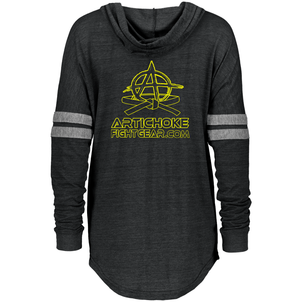 Artichoke Fight Gear Custom Design #9. EAT. SLEEP. JIU JITSU. REPEAT. Ladies Hooded Low Key Pullover