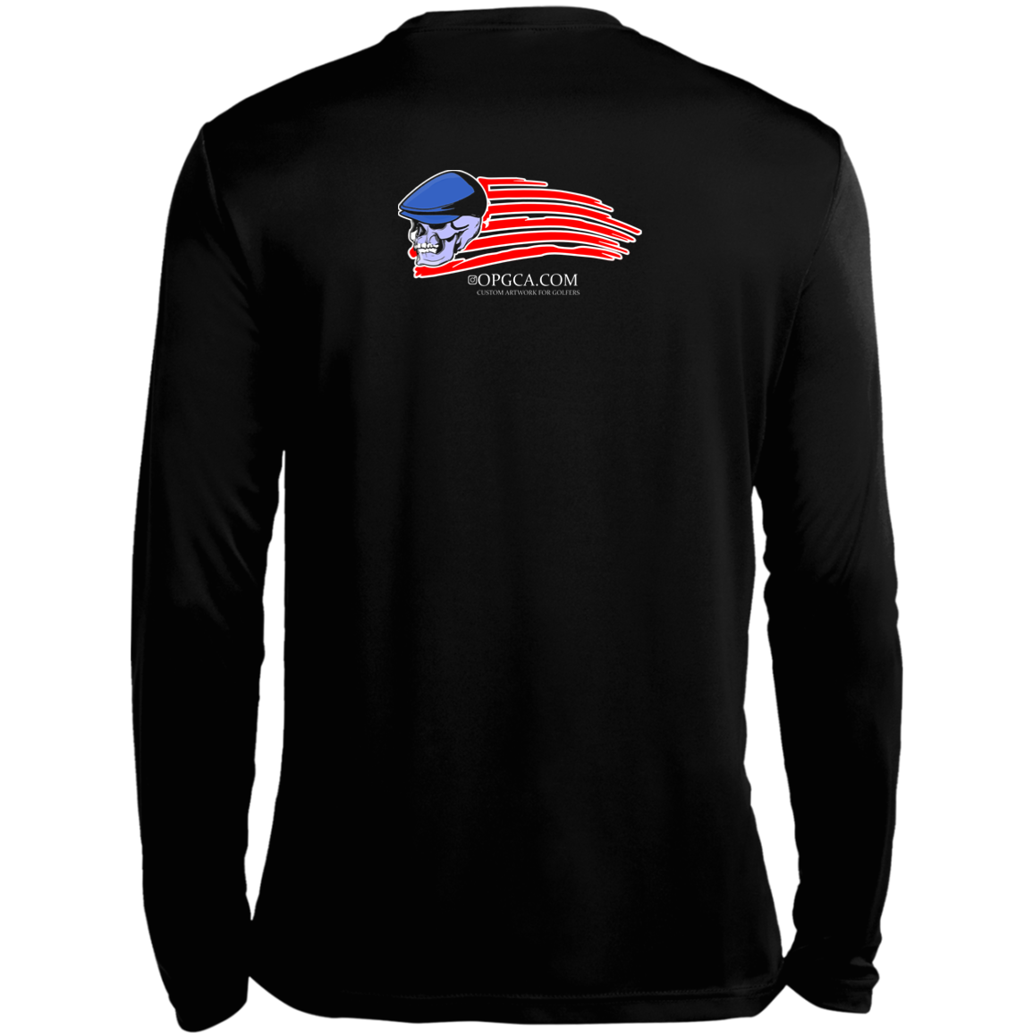 OPG Custom Design #12. Golf America. Male Edition. 100% Polyester Moisture-Wicking Tee