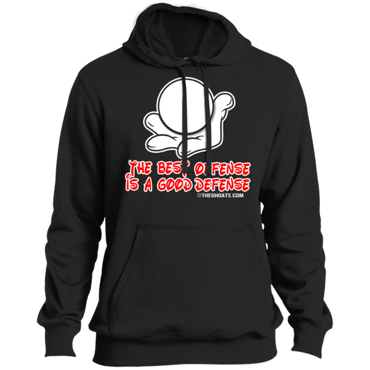 The GHOATS Custom Design. #5 The Best Offense is a Good Defense. Ultra Soft Pullover Hoodie