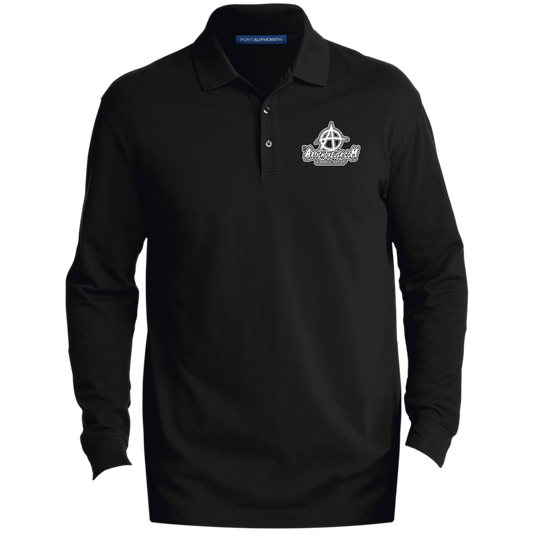 Embroidered Men's EZCotton LS Polo
