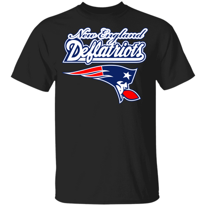ArtichokeUSA Custom Design. New England Deflatriots. New England Patriots Parody. Youth 5.3 oz 100% Cotton T-Shirt