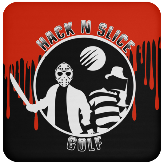 OPG Custom Design #23. Hack N Slice Golf. Freddy and Jason Fan Art. Coaster