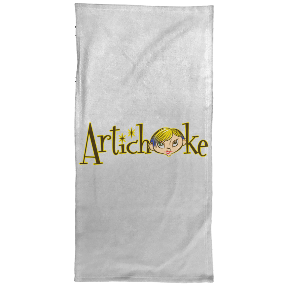 ArtichokeUSA custom design with text #18. Hand Towel - 15x30