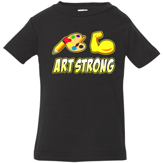 ArtichokeUSA Custom Design. Art Strong. Infant Jersey T-Shirt