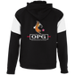 Custom Design #15. Golf Southern California with Yogi Fan Art. Youth Athletic Colorblock Fleece Hoodie