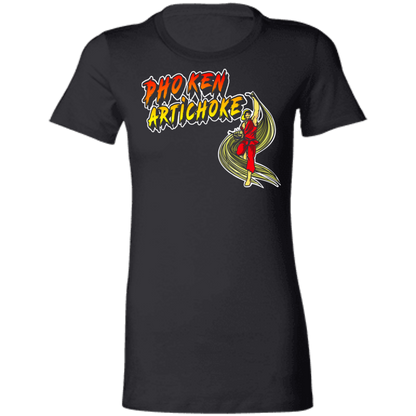 ArtichokeUSA Custom Design. Pho Ken Artichoke. Street Fighter Parody. Gaming. Ladies' Favorite T-Shirt