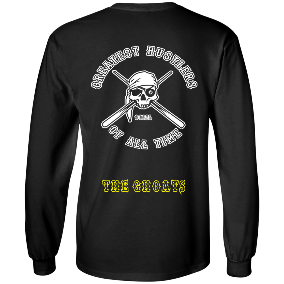 The GHOATS Custom Design. #4 Motorcycle Club Style. Ver 1/2. Youth LS T-Shirt