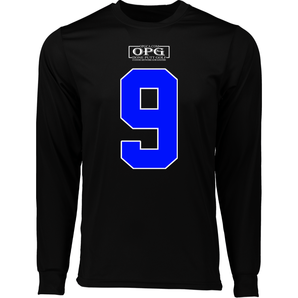 OPG Custom Design #17. Back 9. 100% Polyester Moisture-Wicking Tee