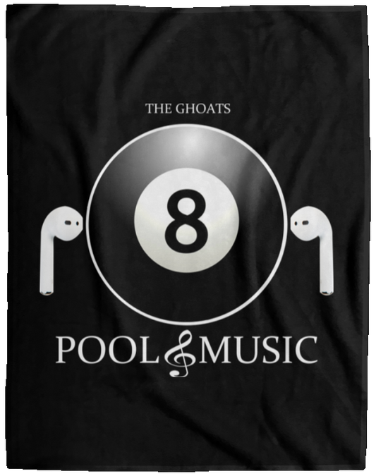 The GHOATS Custom Design. #19 Pool & Music. Fleece Blanket - 60x80