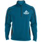 Embroidered Men's Sport Wicking Colorblock 1/2 Zip
