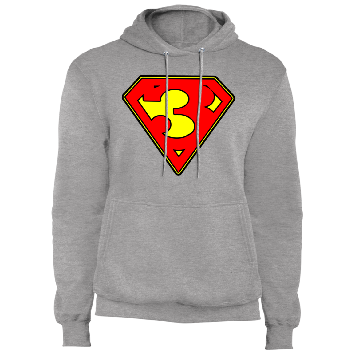 The GHOATS Custom Design. #38 Super 3. APA League. Fleece Pullover Hoodie