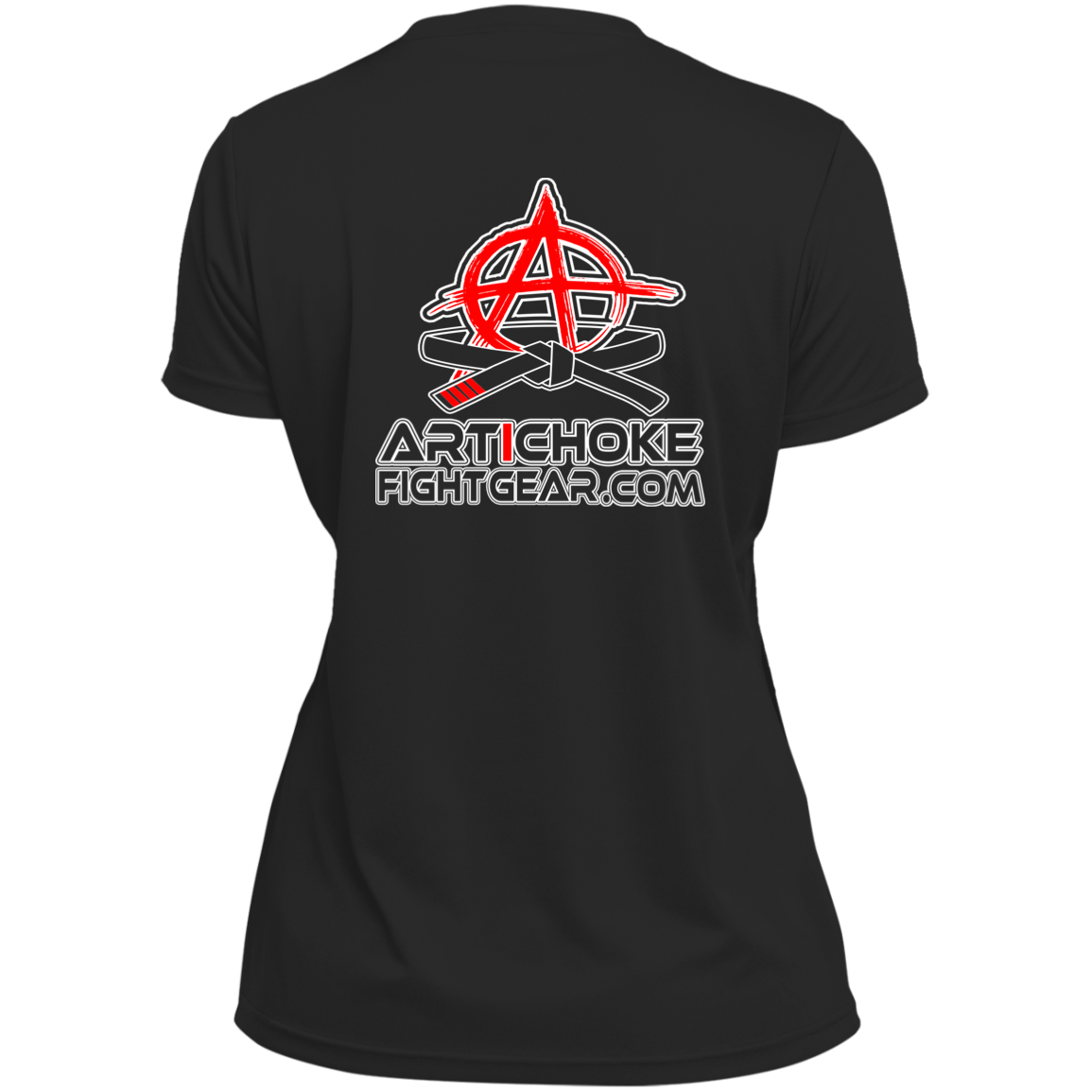 Artichoke Fight Gear Custom Design #16. They See Me Rolling. Ladies’ Moisture-Wicking V-Neck Tee