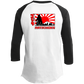 ArtichokeUSA Custom Design. Fan Art Mechagodzilla/Godzilla. Men's 3/4 Raglan Sleeve Shirt