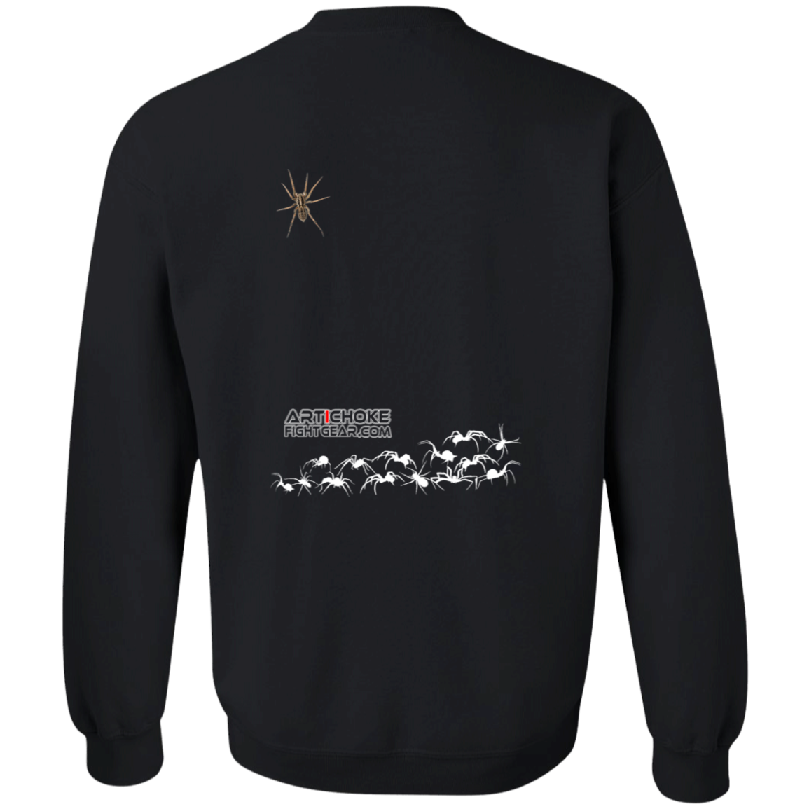 Artichoke Fight Gear Custom Design #1. Arachnophobia: Fear of Spiders. Spider Guard. It's a Jiu Jitsu Thing. Crewneck Pullover Sweatshirt