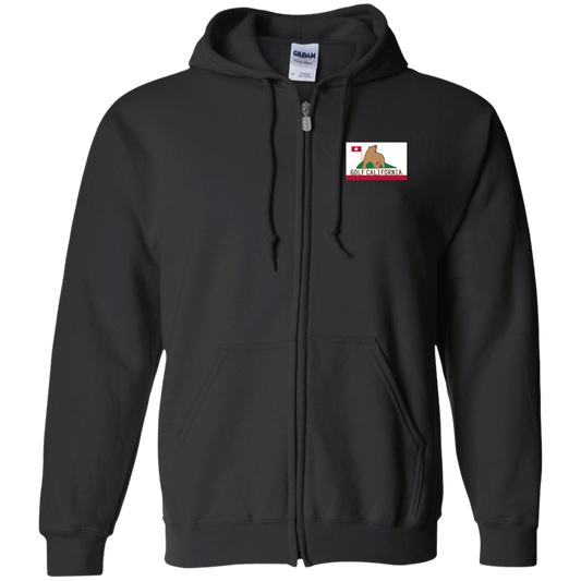 OPG Custom Design #14. Golf California. Zip Up Hooded Sweatshirt