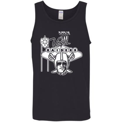 ArtichokeUSA Custom Design. Las Vegas Raiders. Las Vegas / Elvis Presley Parody Fan Art. Let's Create Your Own Team Design Today. Cotton Tank Top 5.3 oz.