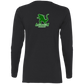 ArtichokeUSA Custom Design. I Heart Kaiju. Fan Art. Ladies' Cotton LS T-Shirt