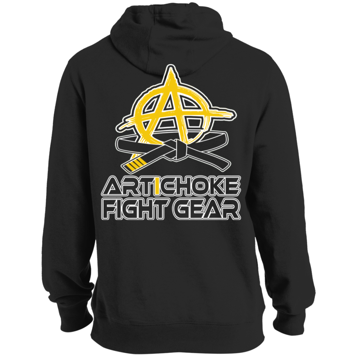 Artichoke Fight Gear Custom Design #8. USE ARMBARS. US Army Parody. Tall Hoodie
