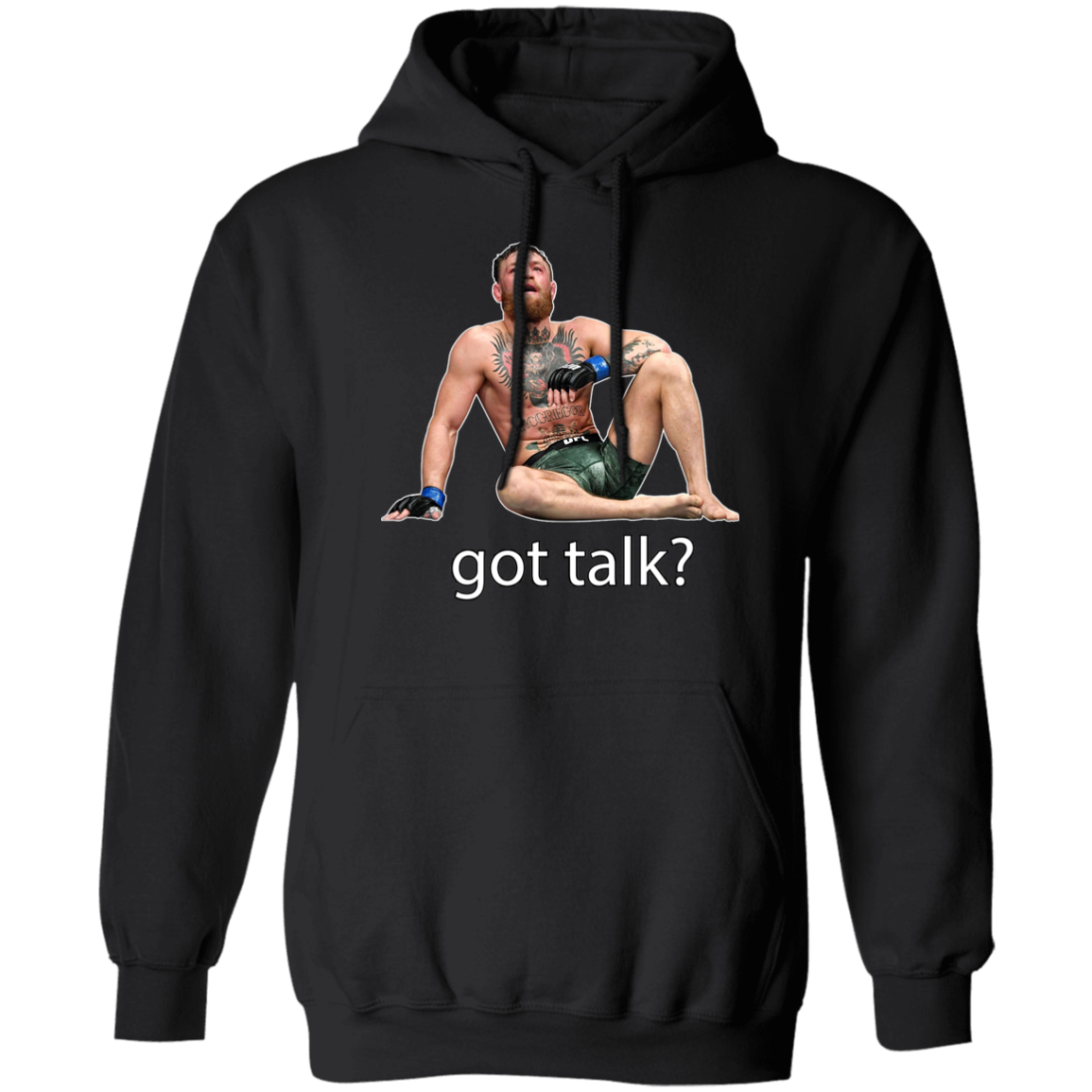Artichoke Fight Gear Custom Design #10. Got Talk? 50/50 Blend Pullover Hoodie