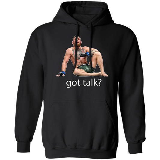 Artichoke Fight Gear Custom Design #10. Got Talk? 50/50 Blend Pullover Hoodie