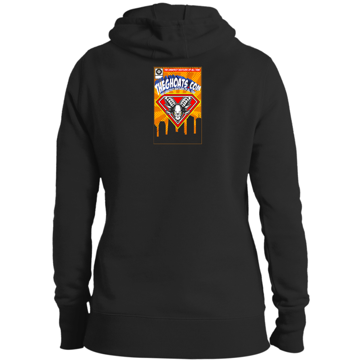 The GHOATS Custom Design. #38 Super 3. APA League. Ladies' Pullover Hoodie