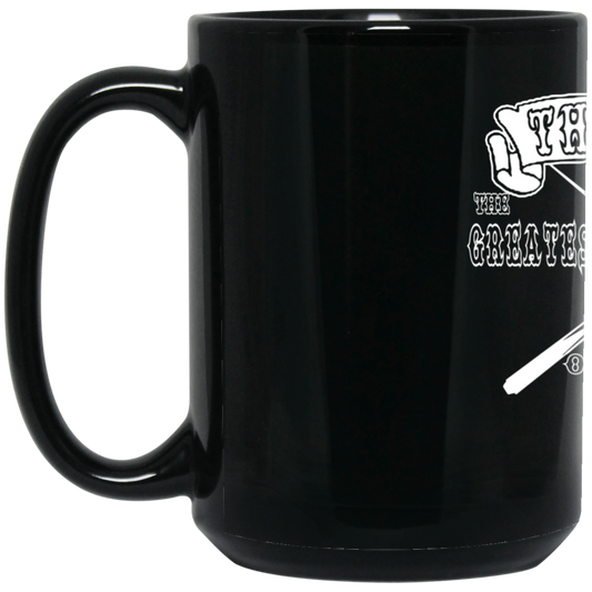 The GHOATS Custom Design. #4 Motorcycle Club Style. Ver 2/2. 15 oz. Black Mug