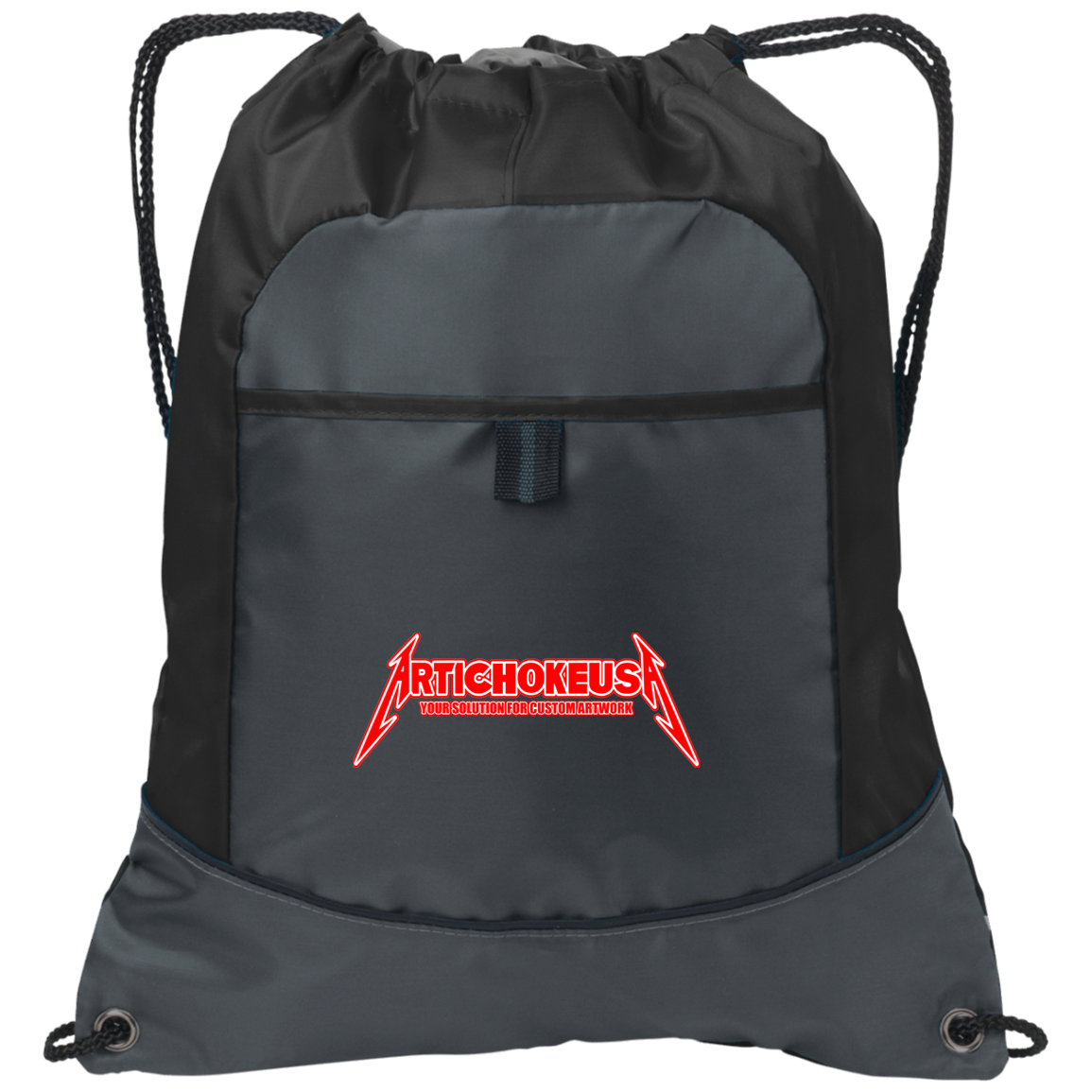 ArtichokeUSA Custom Design. Metallica Style Logo. Let's Make One For Your Project. Pocket Cinch Pack