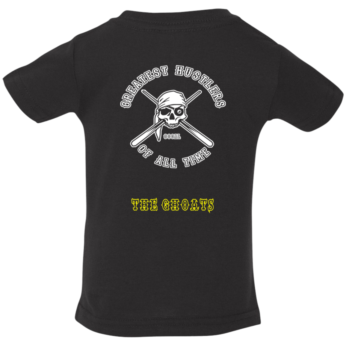 The GHOATS Custom Design. #4 Motorcycle Club Style. Ver 1/2. Infant Jersey T-Shirt