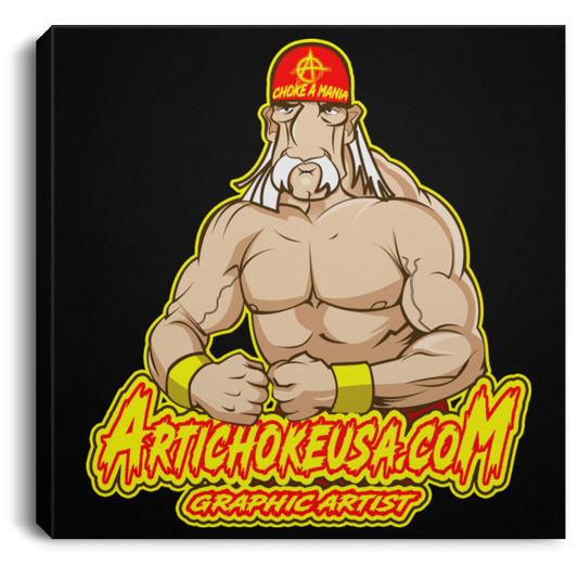 ArtichokeUSA Character and Font Design. Let’s Create Your Own Design Today. Fan Art. The Hulkster. Square Canvas .75in Frame
