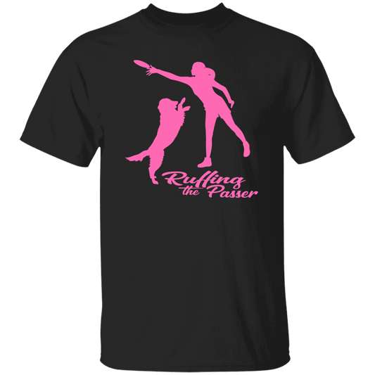 ArtichokeUSA Custom Design. Ruffing the Passer. Labrador Edition. Female Version. 100% Cotton T-Shirt