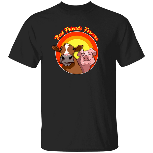 ArtichokeUSA Custom Design. Best Friends Forever. Bacon Cheese Burger. 100% Cotton T-Shirt