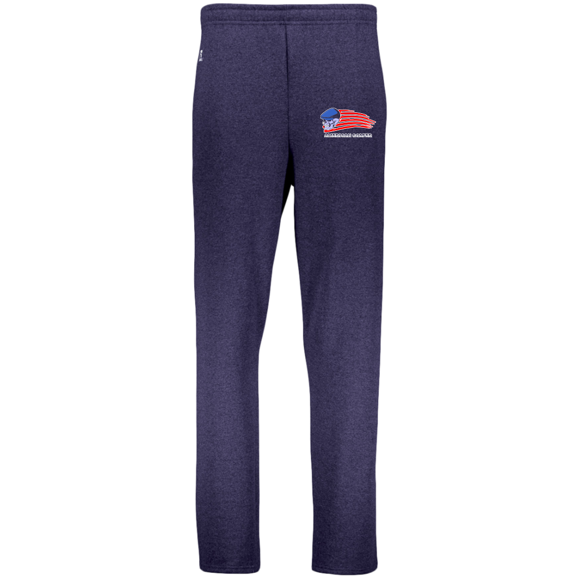 OPG Custom Design #12. Golf America. Male Edition. Dri-Power Open Bottom Pocket Sweatpants