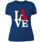 ArtichokeUSA Custom Design. Pitbull Love. Ladies' Boyfriend T-Shirt